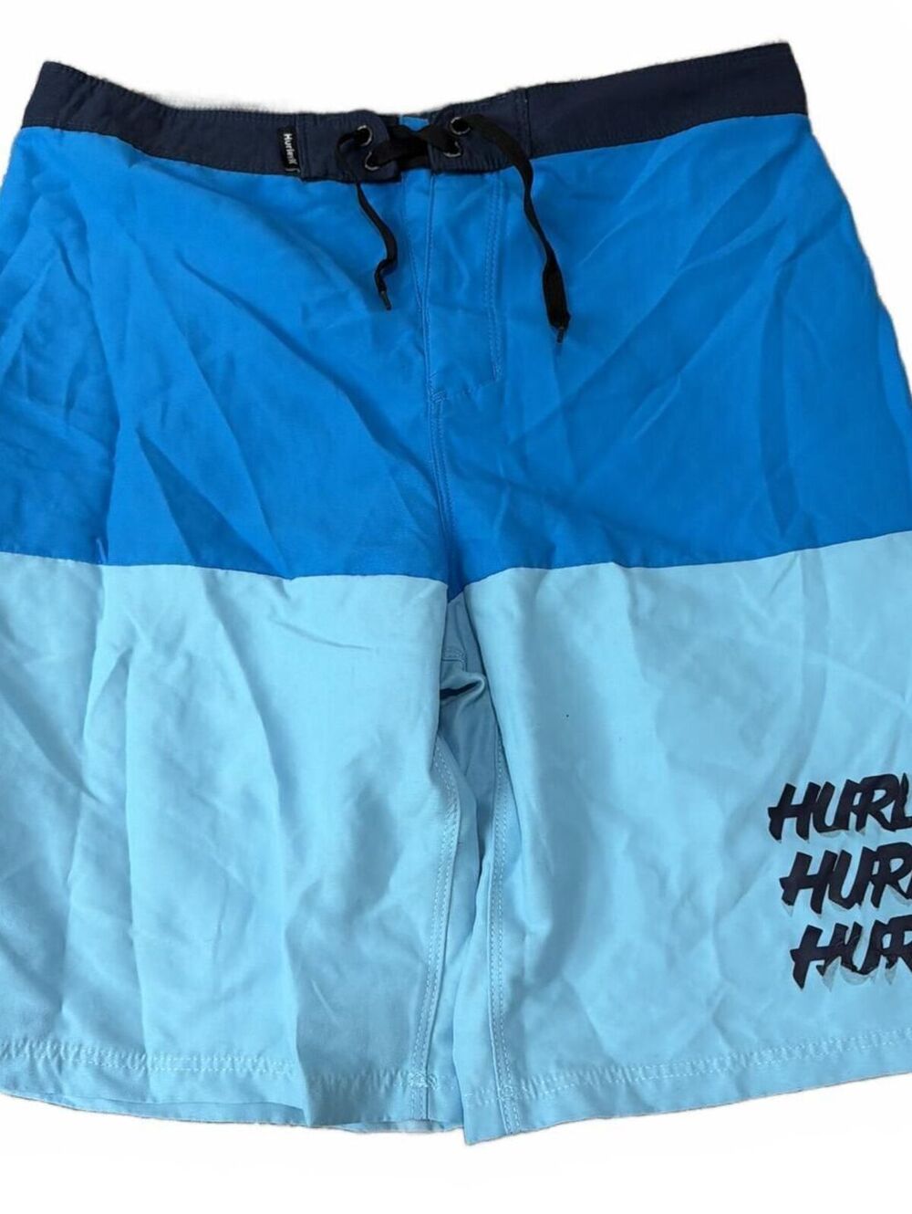 Hurley Blue Colorblock Board Shorts - Boys 18/29